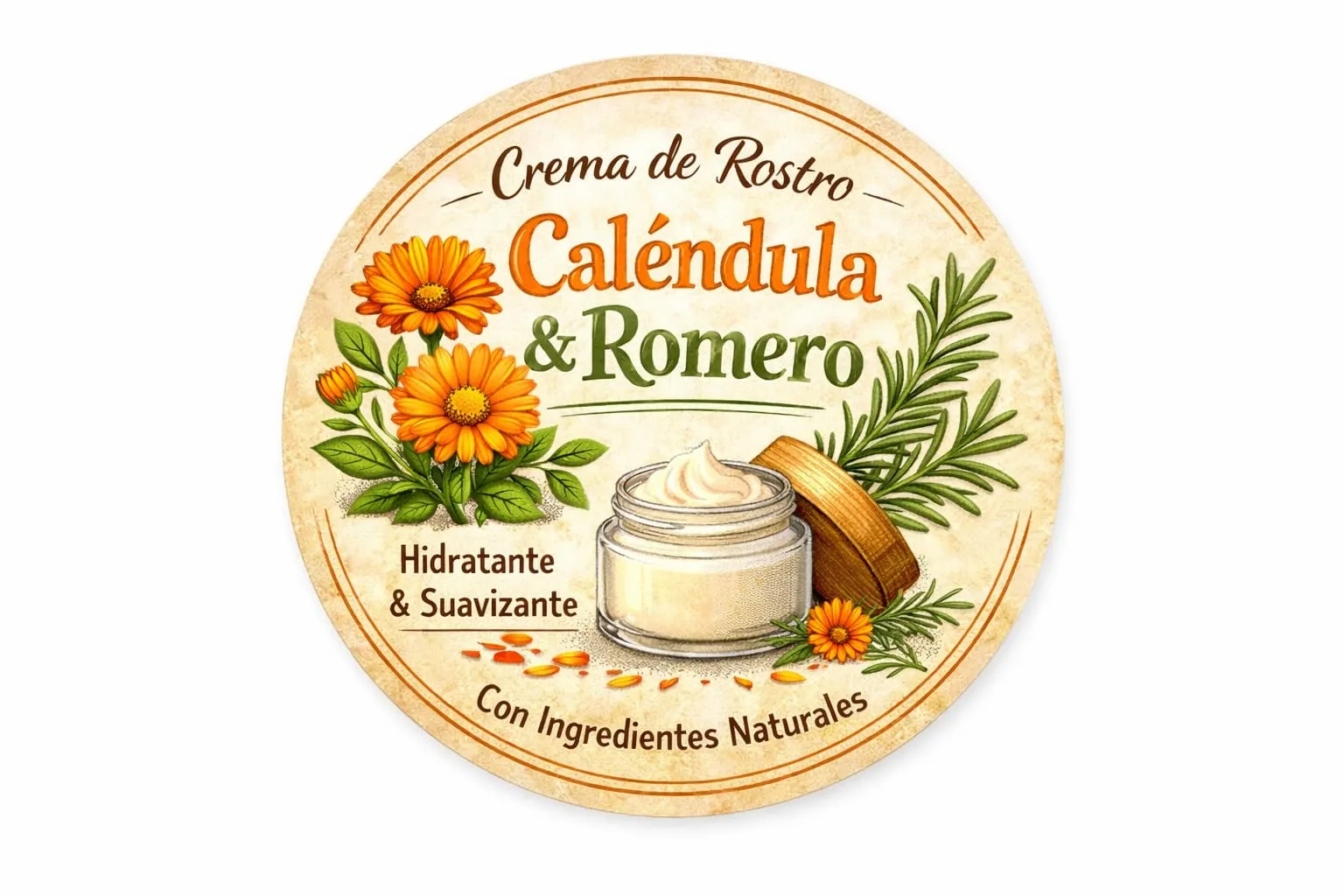 Crema de Caléndula y Romero