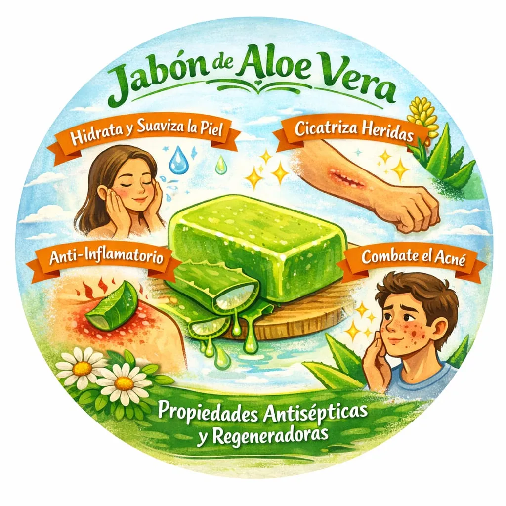 Jabón de Aloe Vera
