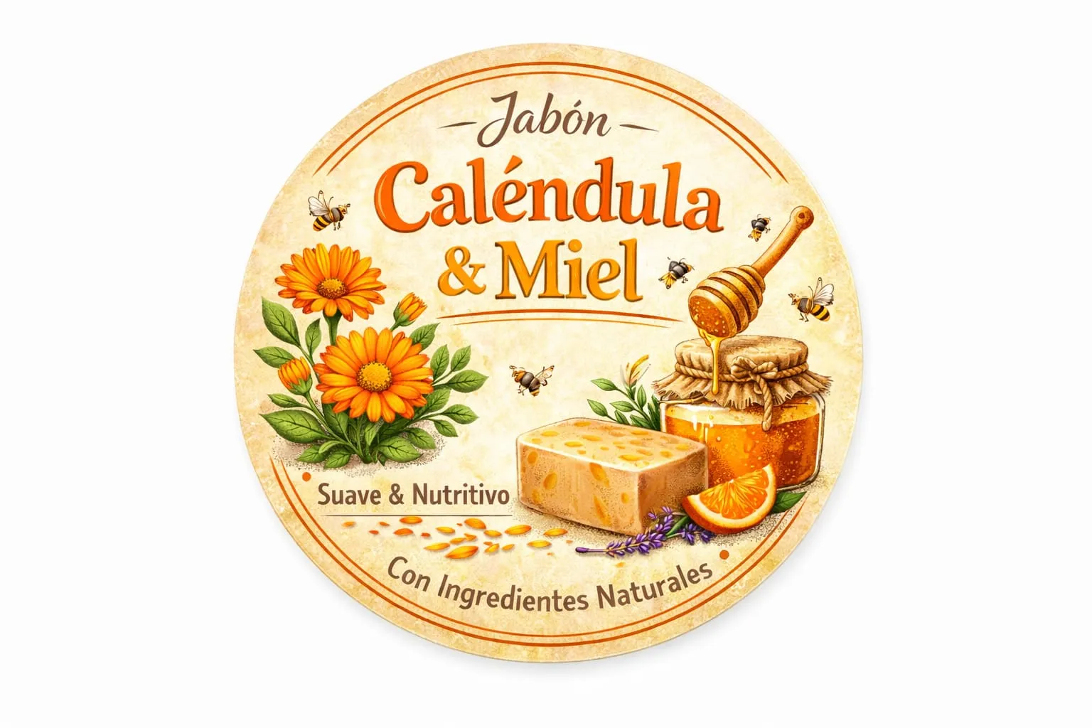 Jabón de Caléndula y Miel