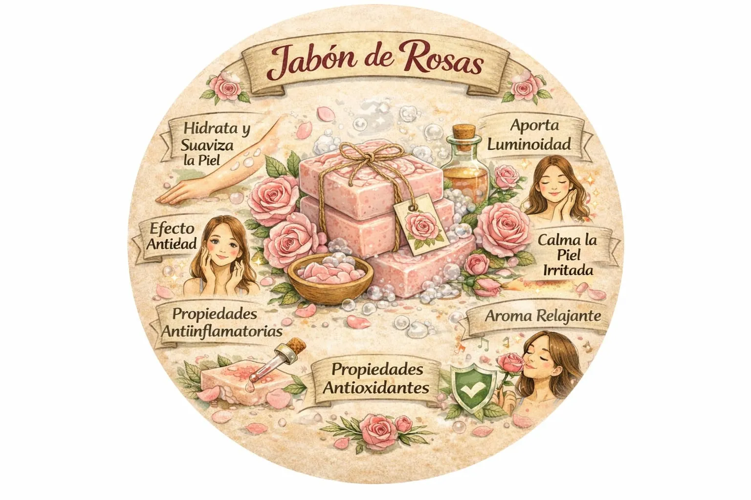 Jabón de Rosas